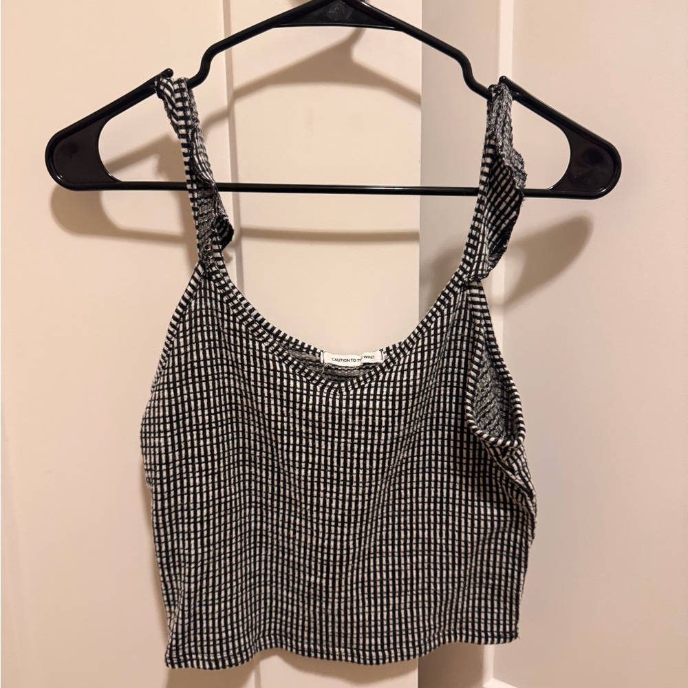 Stylish Black and White Women's Top